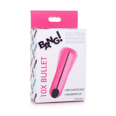 Bang! 10X Vibrating Metallic Bullet - Pink - Shhh...