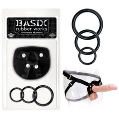 Basix Rubber Works Universal Harness -  Strap-On Harness (No Probe Included) - Shhh...