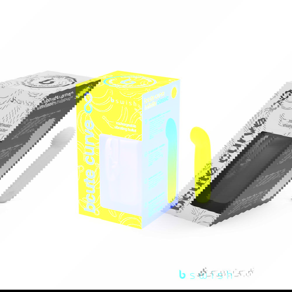 Bcute Curve Infinite Classic Limited Edition Mini G-Spot Vibe - Citrus - Shhh...