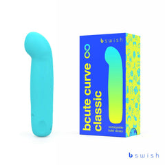 Bcute Curve Infinite Classic Mini G-Spot Vibe - Electric Blue - Shhh...