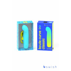 Bcute Curve Infinite Classic Mini G-Spot Vibe - Electric Blue - Shhh...