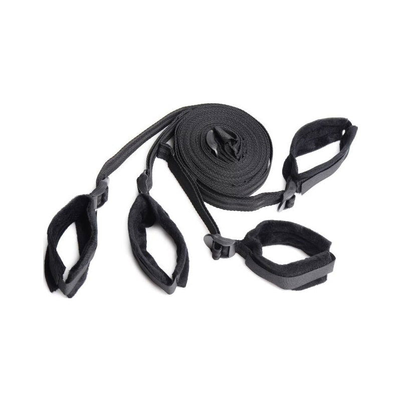 Bed Restraint Bondage Kit Black - Shhh...