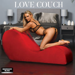 Bedroom Bliss Tantra Sex Sofa - RED - Shhh...