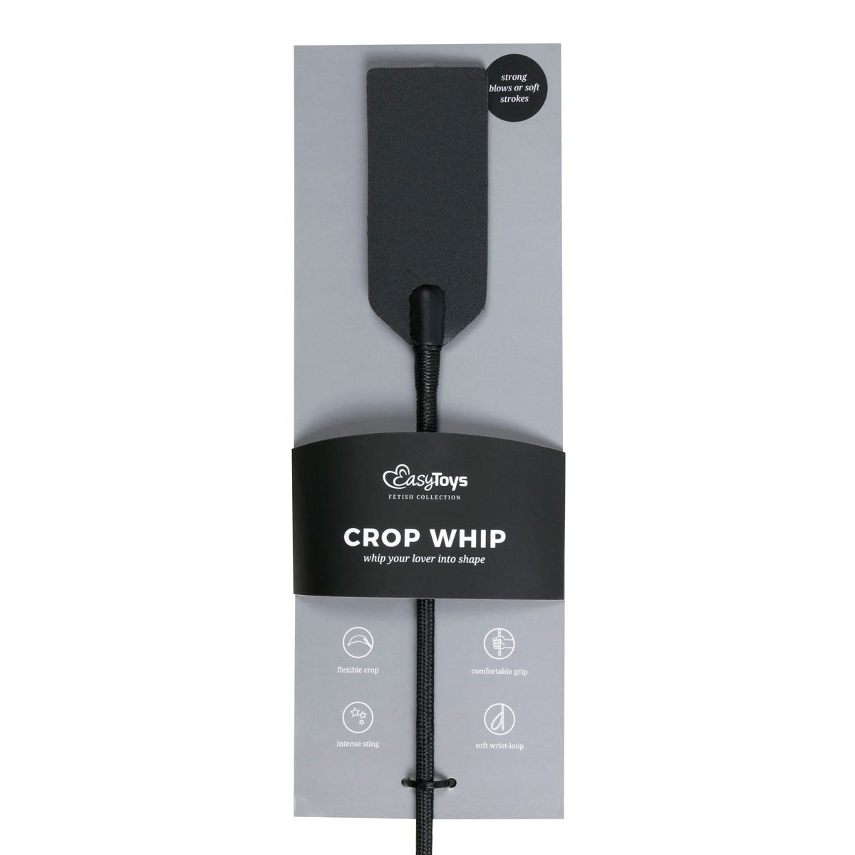 Black Whip 71cm - Shhh...