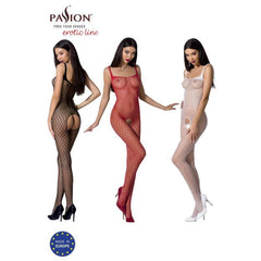 Bodystocking BS071 Red - One Size fits most - Shhh...