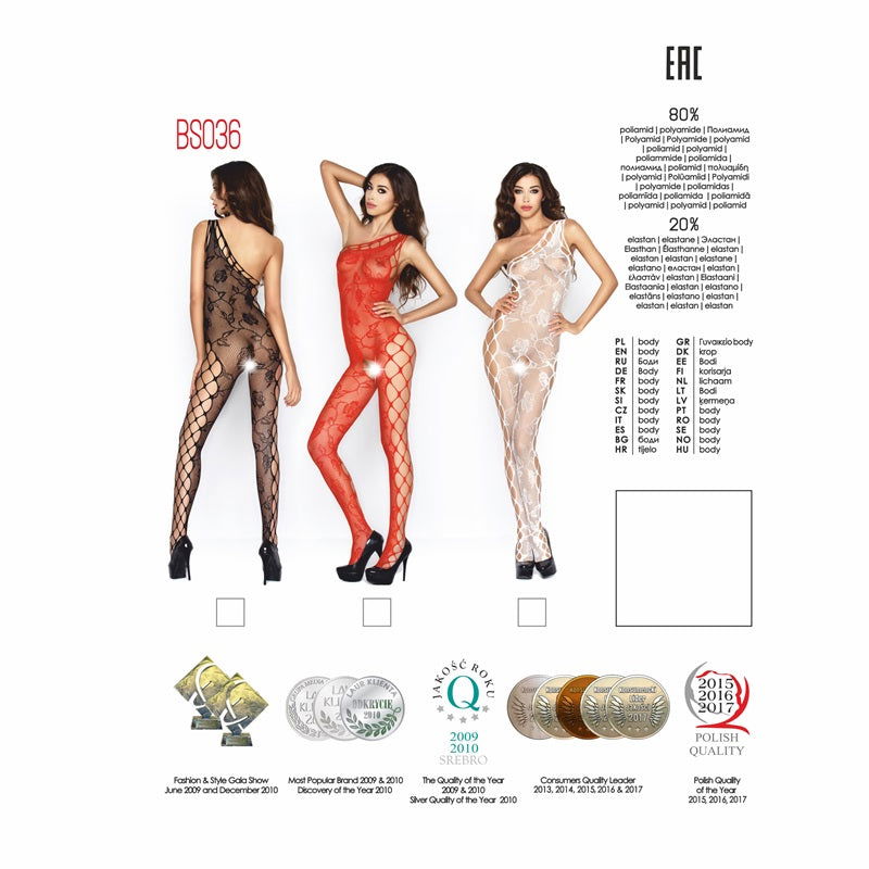 Bodysuit BS036 Red OS - Shhh...