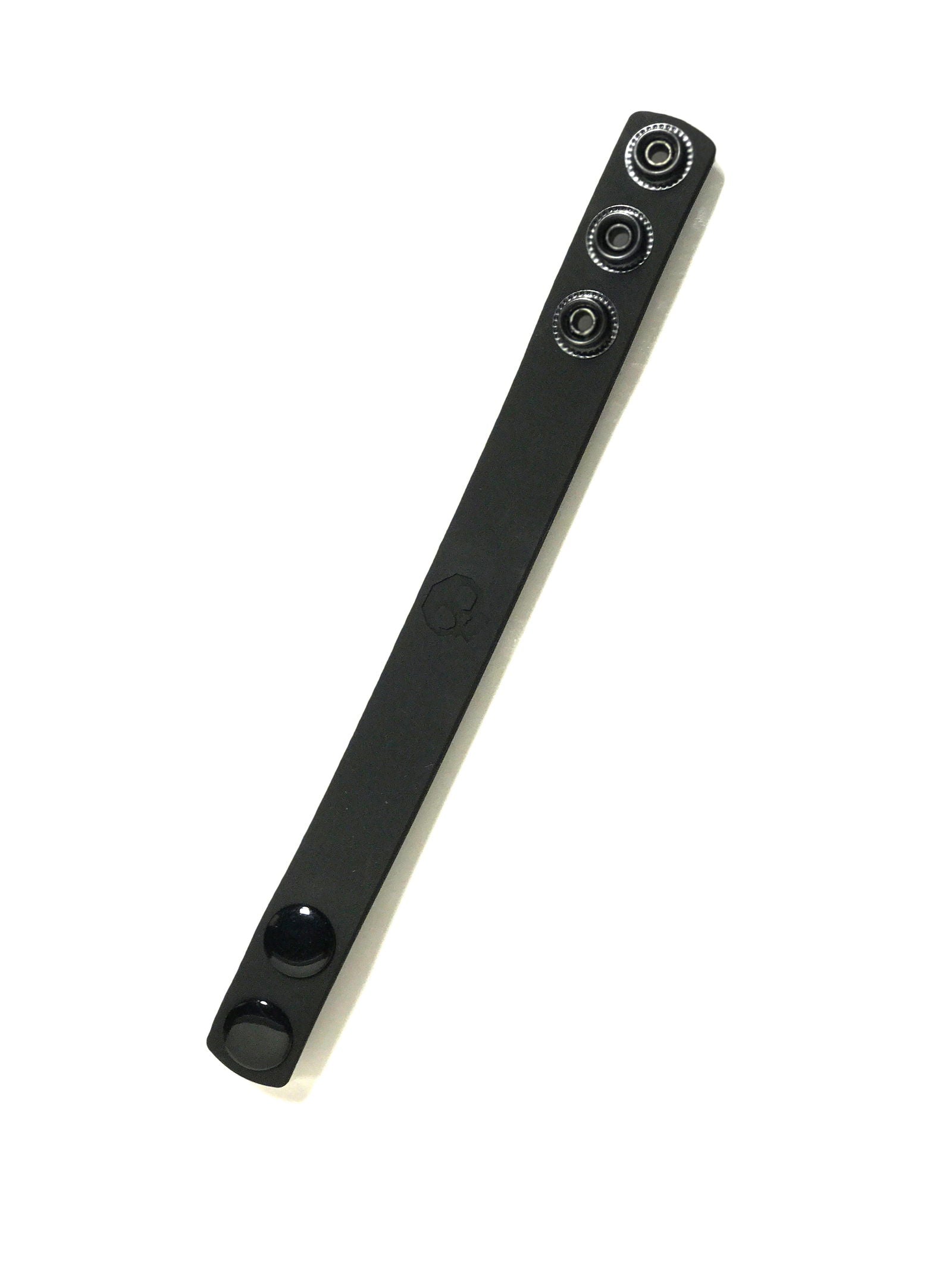 Boneyard Silicone Cock Strap - 3 Snap Ring - Black - Shhh...