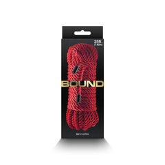 Bound Bondage Rope - 7.6m Red - Shhh...