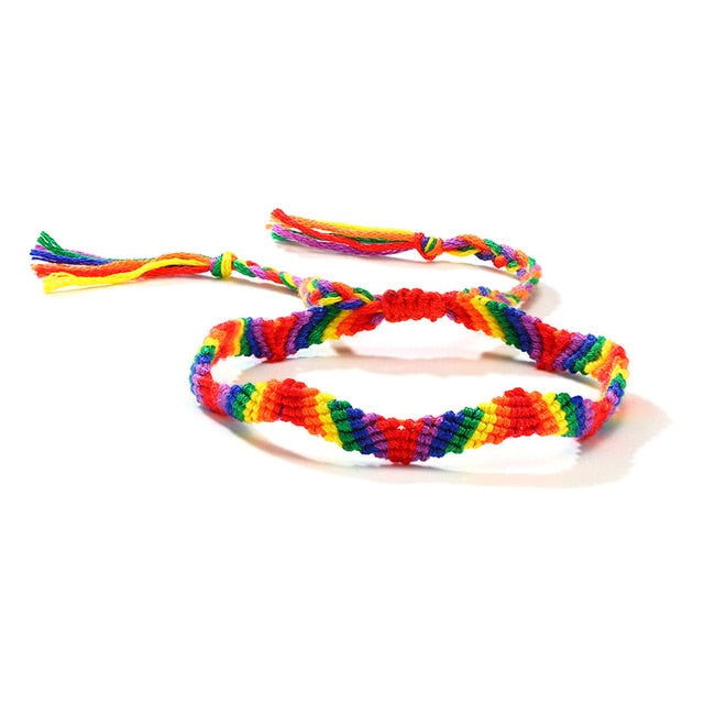 Bracelets LGBT Pride Unisex braided rainbow bracelet - 11 variants - Shhh...