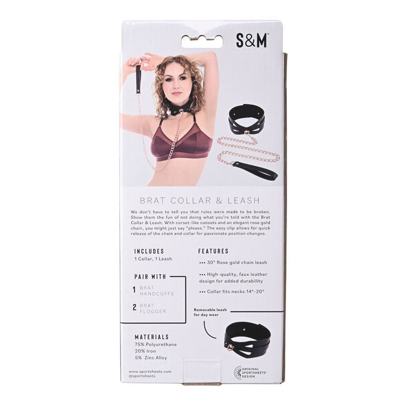 Brat Collar & Leash by Sex & Mischief - Shhh...
