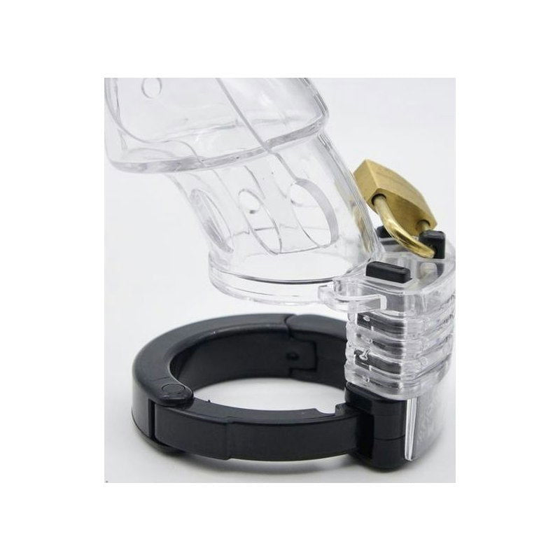 Brutus Alpha Chastity Cage Clear - Shhh...