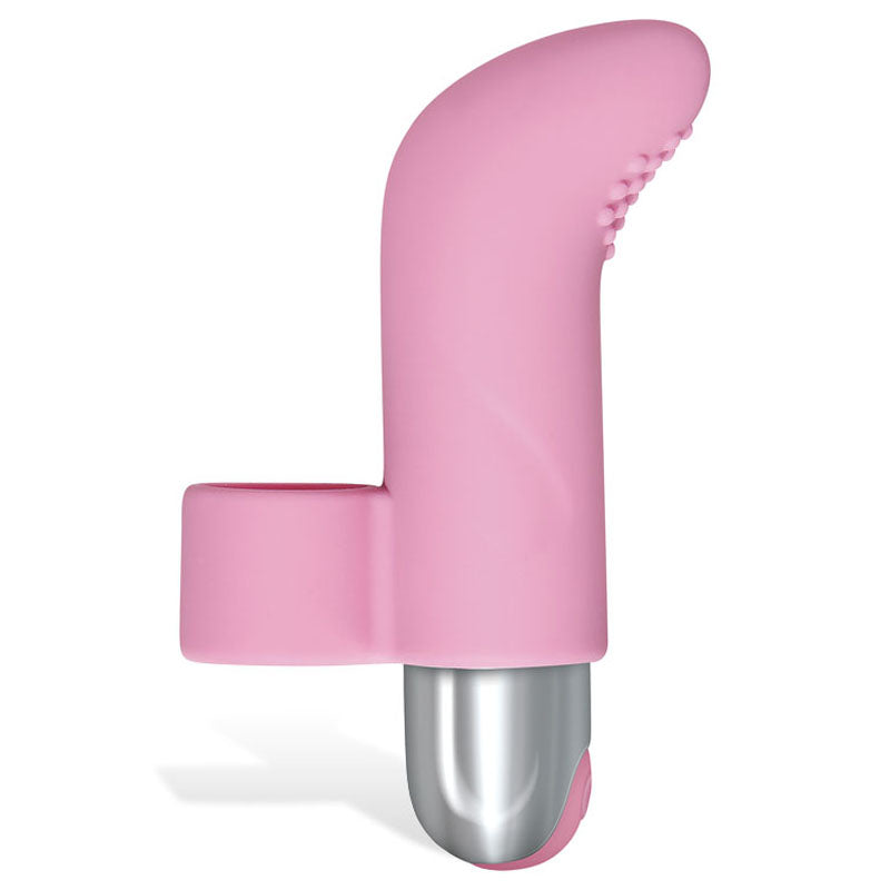 Adam & Eve Silicone Rechargeable Finger Vibe - Pink