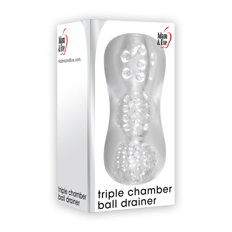 Adam & Eve Triple Chamber Ball Drainer - Clear