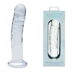 Clarity - Seraphic Rapture - Clear 17.8 cm Glass Dildo