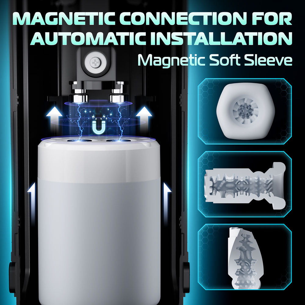 CyberSkin The Titan -  USB Rechargeable Thrusting & Vibrating Auto Masturbator with Heater