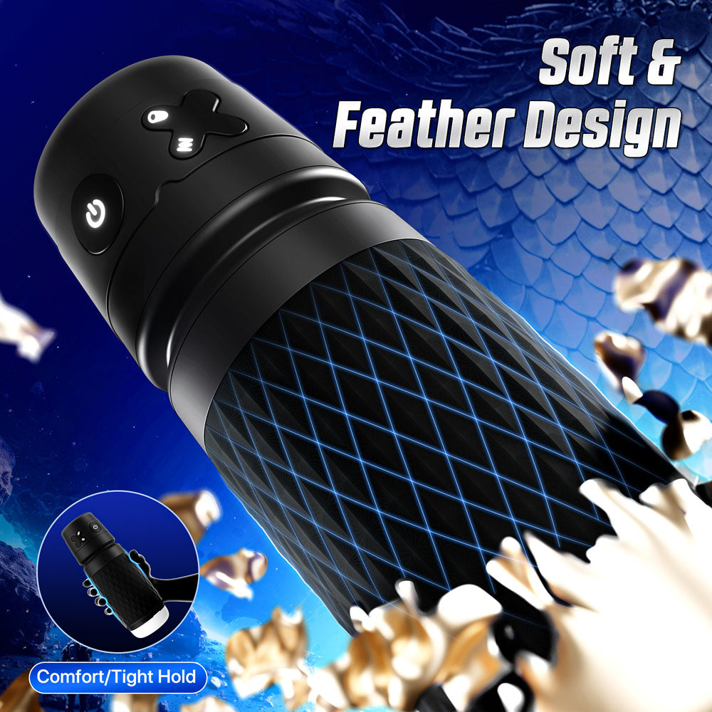 CyberSkin B-Warrior USB Rechargeable Sucking & Vibrating Auto Masturbator