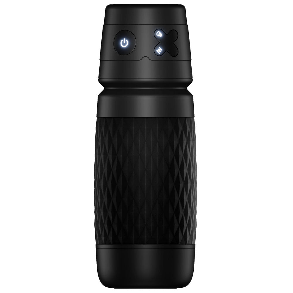 CyberSkin B-Warrior USB Rechargeable Sucking & Vibrating Auto Masturbator