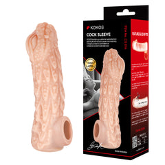 Kokos Cock Sleeve 014 - Flesh Penis Extension Sleeve - Large Size