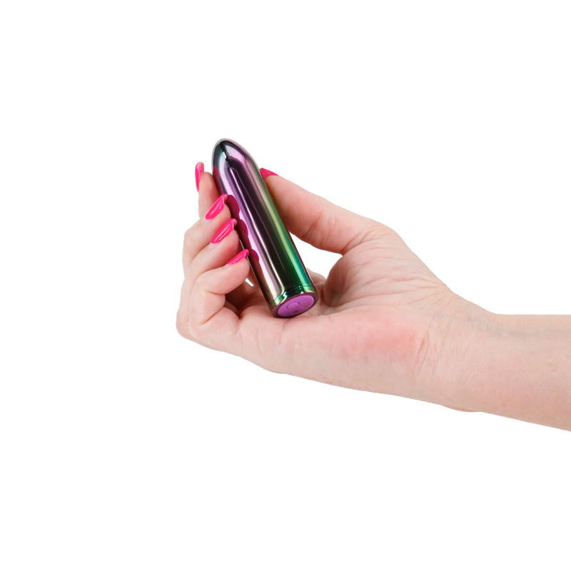 Chroma Petite 8.7 cm USB Rechargeable Bullet Vibrator - MULTI COLOUR - Shhh...