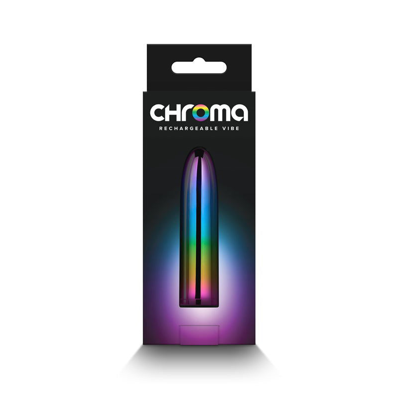 Chroma Petite 8.7 cm USB Rechargeable Bullet Vibrator - MULTI COLOUR - Shhh...