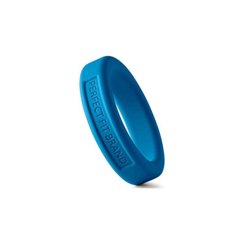 Classic Silicone Medium Stretch Penis Ring 36mm Blue - Shhh...