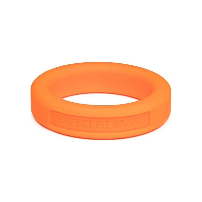 Classic Silicone Medium Stretch Penis Ring 36mm Orange - Shhh...