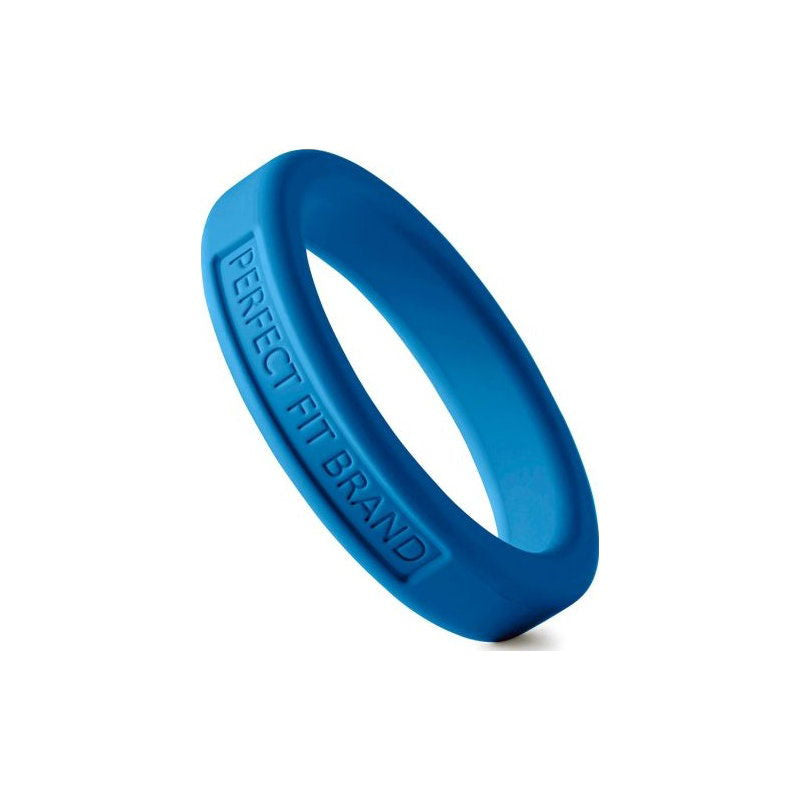 Classic Silicone Medium Stretch Penis Ring 44mm Blue - Shhh...