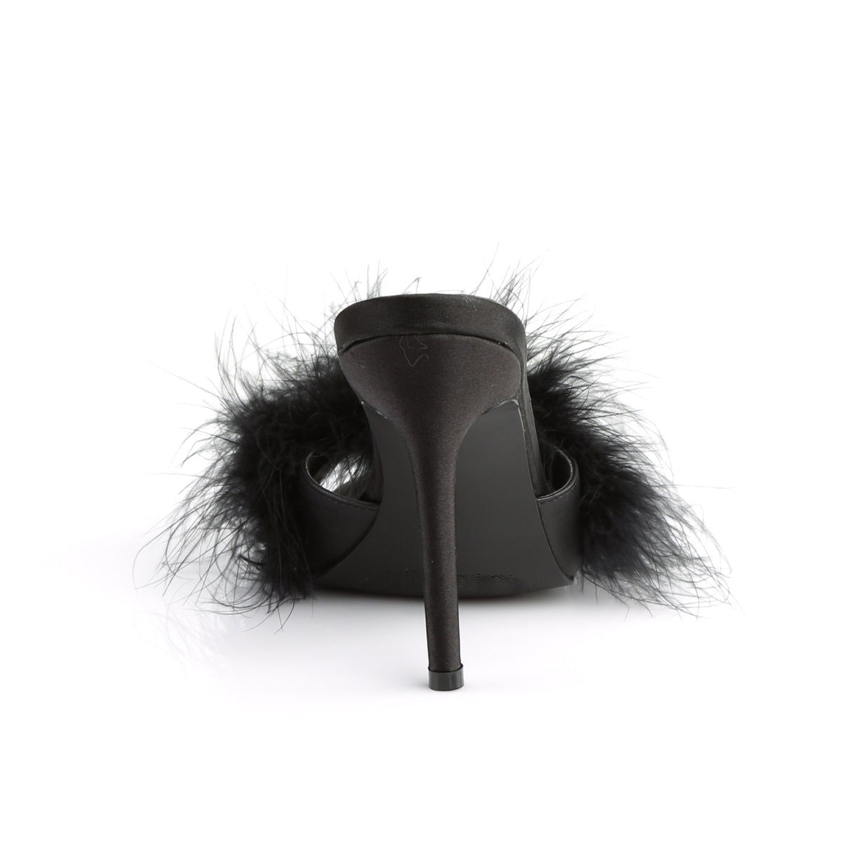 Classique 01F Slipper with 4 inch heel - Black - Shhh...