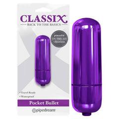 Classix Pocket Bullet Vibrator - Purple - Shhh...