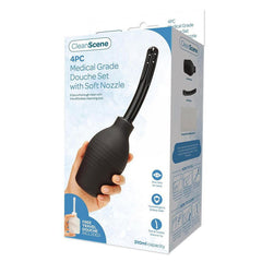 CleanScene 4 Piece Medical Grade Douche Set with Soft Nozzle - Shhh...