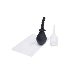 CleanScene 4 Piece Soft Squeeze Beaded Anal Douche Set with Flared Base - Shhh...