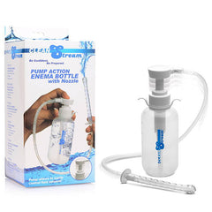 CleanStream Pump Action Enema Bottle with Nozzle - Shhh...
