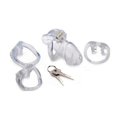 Clear Captor Chastity Cage - Medium - Shhh...