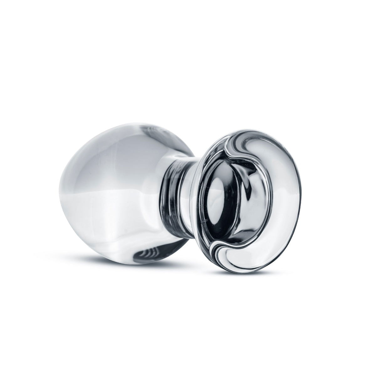 Clear Glass Butt plug No 26 with 4.3cm Max Diameter - Shhh...