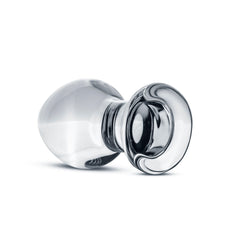 Clear Glass Butt plug No 26 with 4.3cm Max Diameter - Shhh...