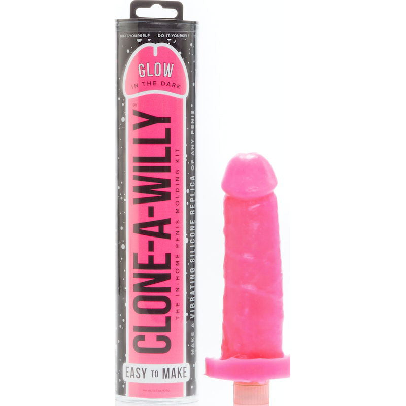 Clone a Willy Glow Pink - Shhh...
