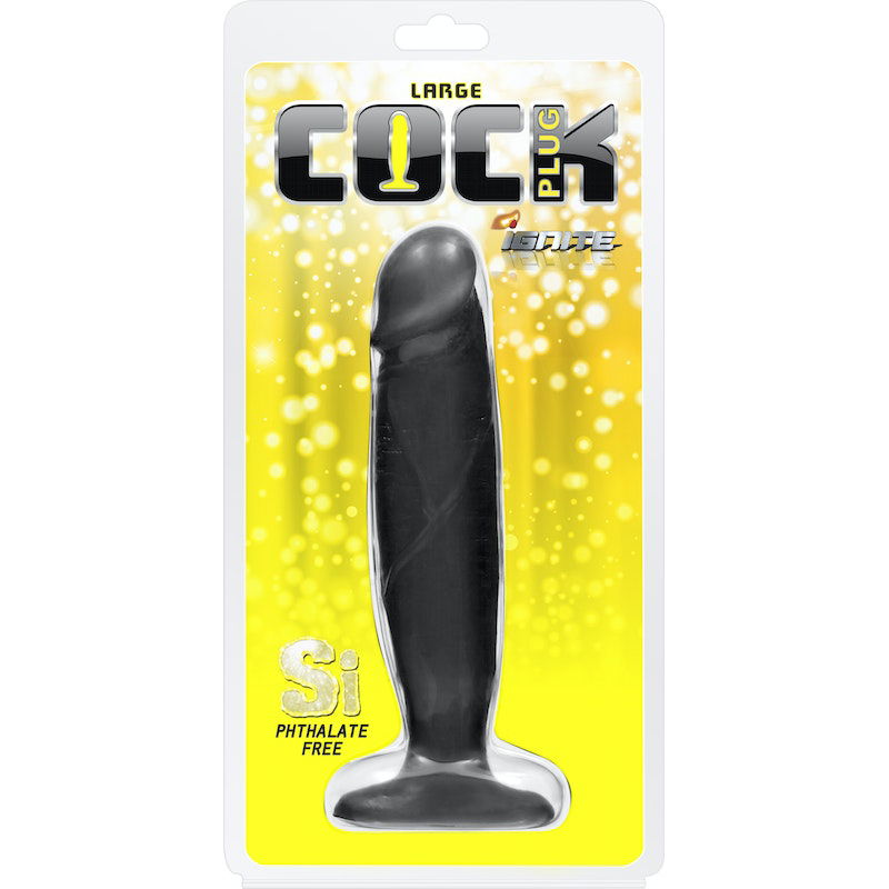 Cock Plug - Large Black 19cm - Shhh...