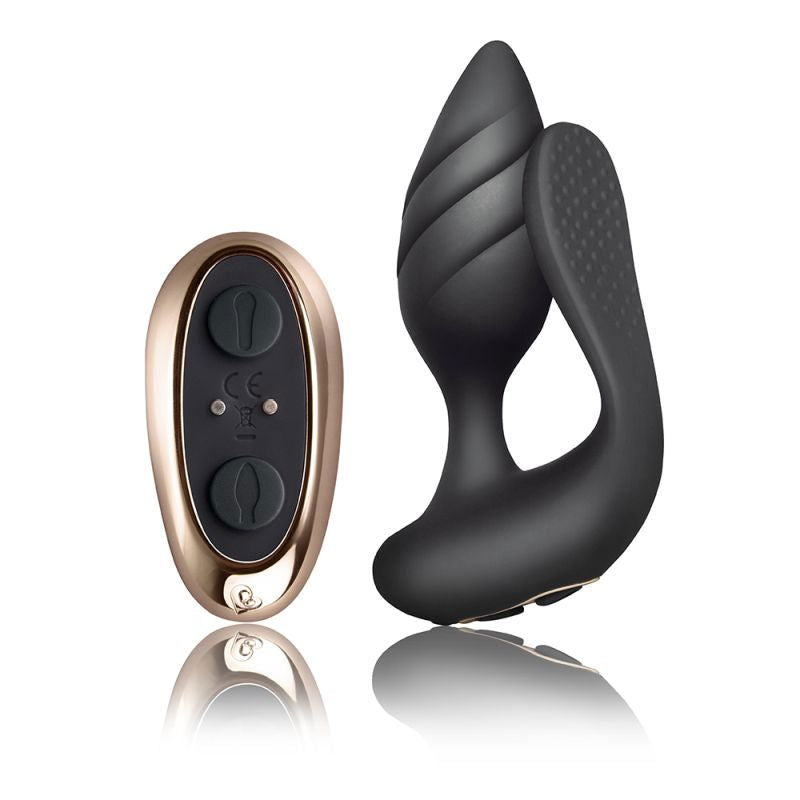 Cocktail Dual Stimulator - Black - Shhh...