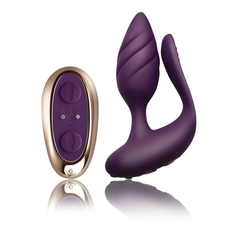 Cocktail Dual Stimulator - Burgundy - Shhh...
