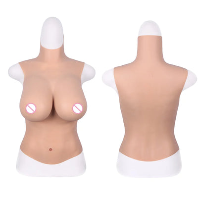 Silicone filled Breast Vest for Cross Dressing - 4 Cup sizes and 3 colours