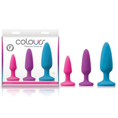 Colours Pleasures Trainer Kit -  Butt Plugs - Set of 3 Sizes - Shhh...
