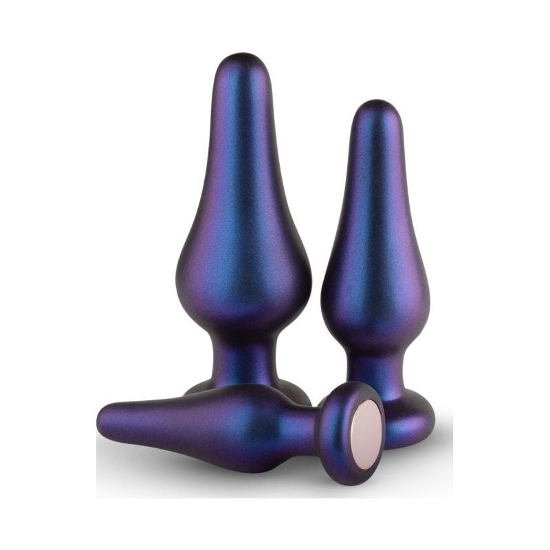 Comets 3 Pc Butt Plug Set - Blue - Shhh...