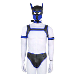 Complete Puppy Play body set costume 2 sizes and 6 colour choices - Shhh...