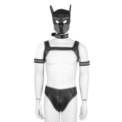 Complete Puppy Play body set costume 2 sizes and 6 colour choices - Shhh...