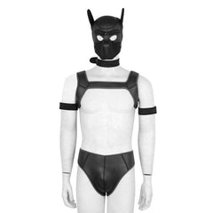 Complete Puppy Play body set costume 2 sizes and 6 colour choices - Shhh...