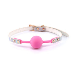 Cosmo Bondage Ball Gag - Rainbow - Shhh...