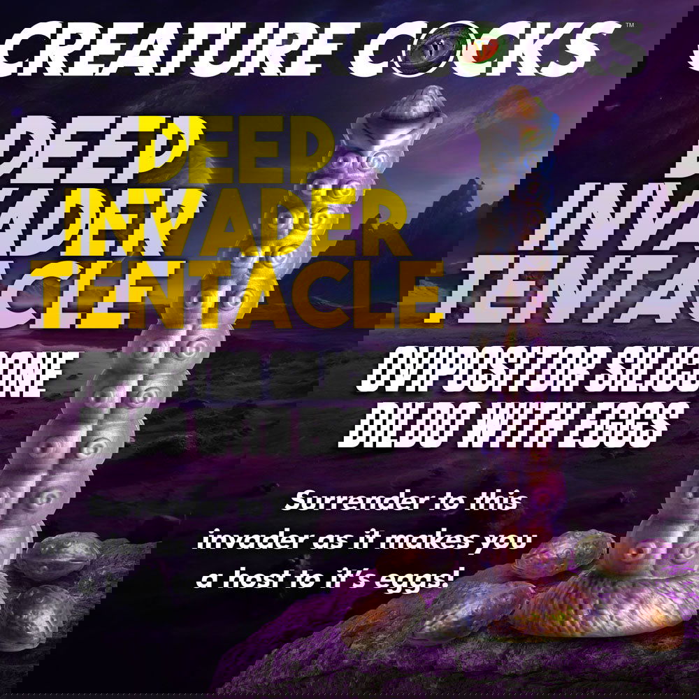Creature Cocks 23 cm Deep Invader Fantasy Dildo - Shhh...