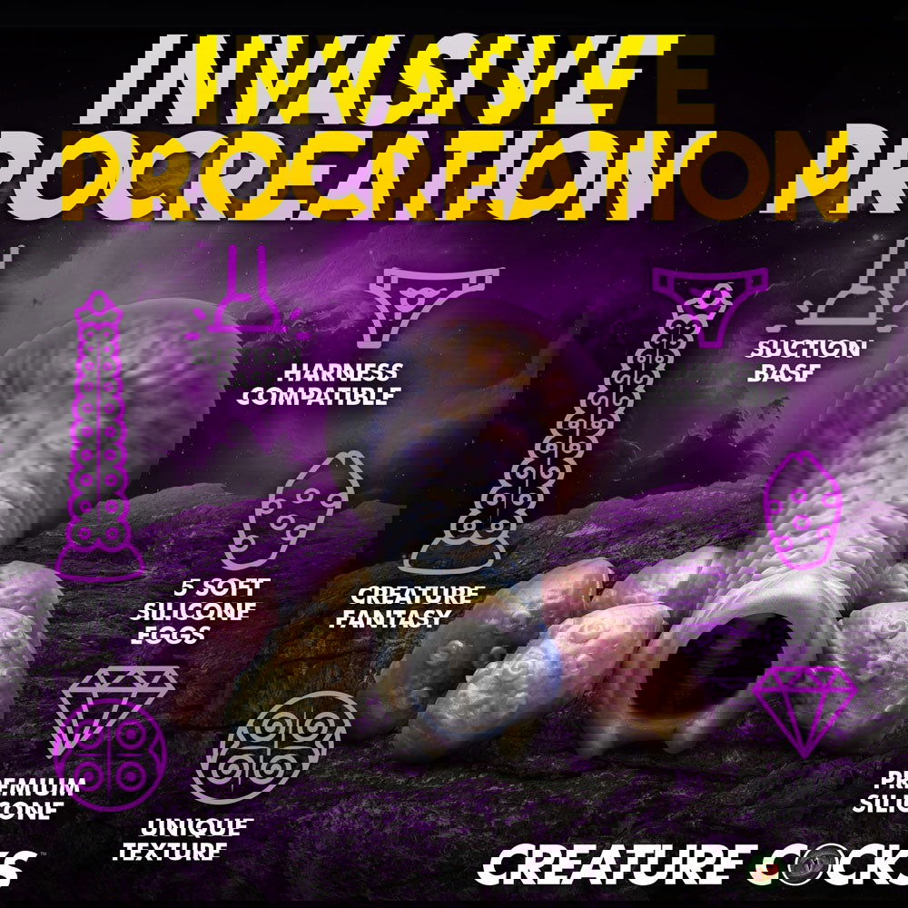 Creature Cocks 23 cm Deep Invader Fantasy Dildo - Shhh...