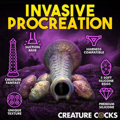 Creature Cocks 23 cm Deep Invader Fantasy Dildo - Shhh...
