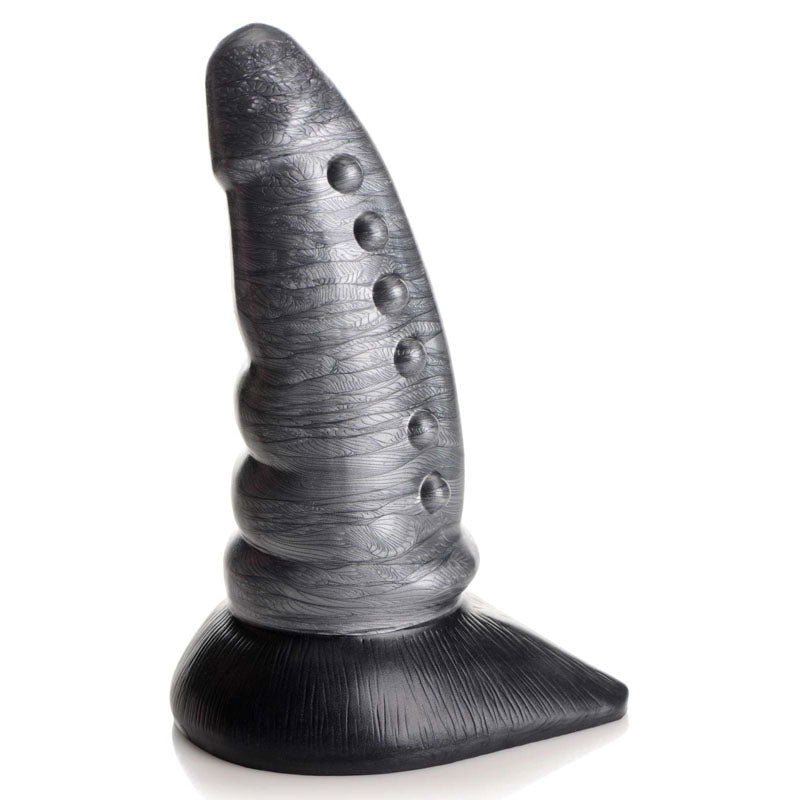 Creature Cocks Beastly Tapered Bumpy Silicone Dildo - Silver 21 cm - Shhh...